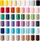 Sewing Machine Thread,140S/2, 49 Colors All Purpose Sewing Thread,30wt, 49 Spool Assorted 1000 Yards Polyester Threads for Sewing, Handy Polyester Sewing Threads for Sewing Machine